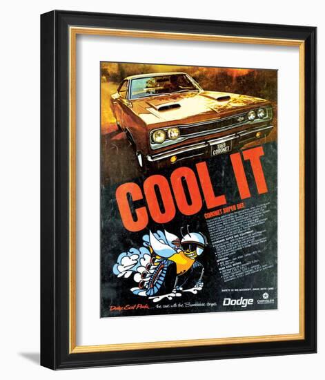 1969 Coronet Super Bee-Cool It-null-Framed Art Print
