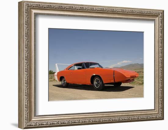 1969 Dodge Charger Daytona 440-S. Clay-Framed Photographic Print