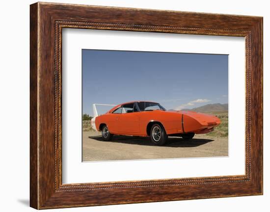 1969 Dodge Charger Daytona 440-S. Clay-Framed Photographic Print