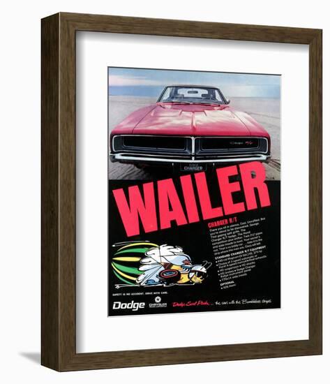 1969 Dodge Charger Rt Wailer-null-Framed Premium Giclee Print