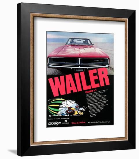 1969 Dodge Charger Rt Wailer-null-Framed Art Print