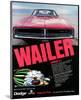 1969 Dodge Charger Rt Wailer-null-Mounted Art Print