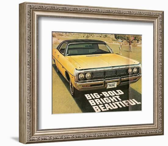 1969 Dodge Polara Gator Top-null-Framed Art Print