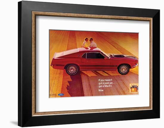 1969 Ford Mustang Mach 1-null-Framed Art Print