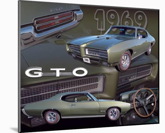 1969 GTO-null-Mounted Art Print