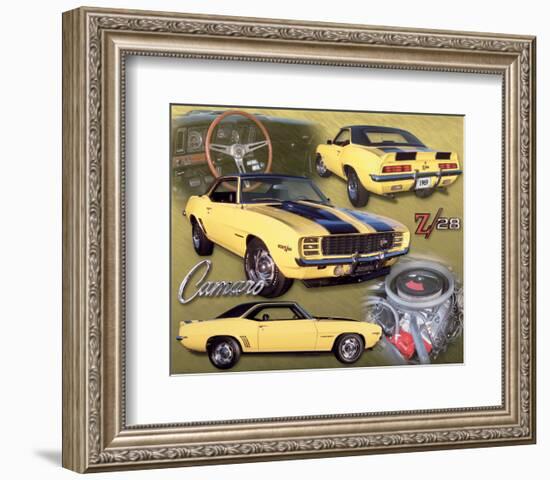 1969 Z28 Camaro-null-Framed Premium Giclee Print