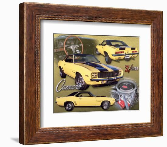 1969 Z28 Camaro-null-Framed Premium Giclee Print