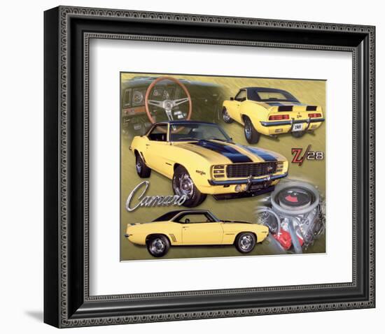 1969 Z28 Camaro-null-Framed Premium Giclee Print