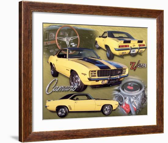 1969 Z28 Camaro-null-Framed Art Print