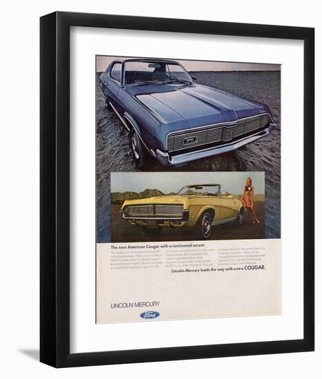 1969Mercury-Continental Accent-null-Framed Art Print