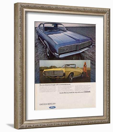 1969Mercury-Continental Accent-null-Framed Art Print