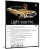 1970 GM Buick Light Your Fire-null-Mounted Art Print