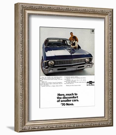 1970 GM Chevrolet Nova-null-Framed Art Print