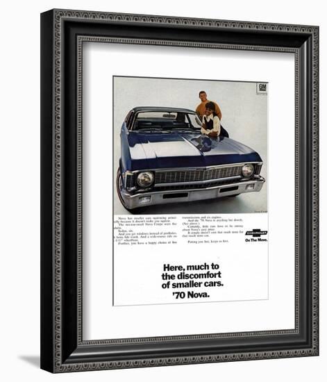 1970 GM Chevrolet Nova-null-Framed Art Print