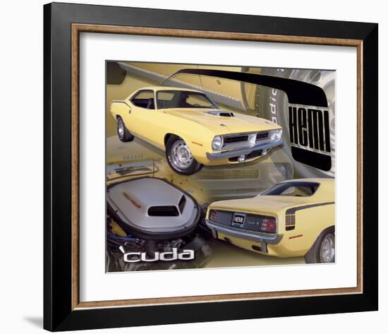 1970 Hemi Cuda-null-Framed Art Print