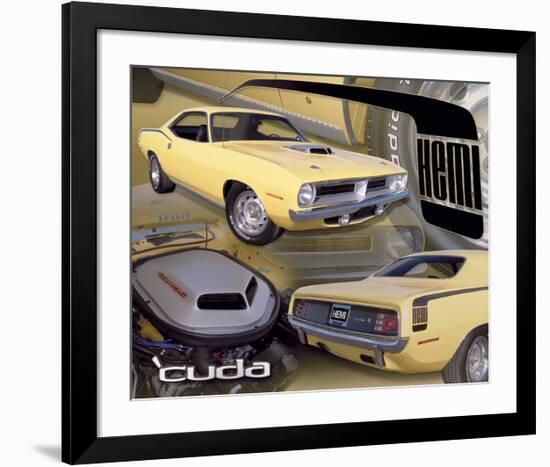 1970 Hemi Cuda-null-Framed Art Print