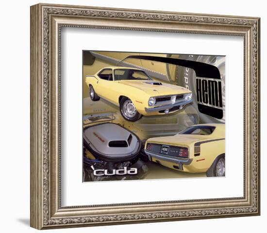 1970 Hemi Cuda-null-Framed Art Print