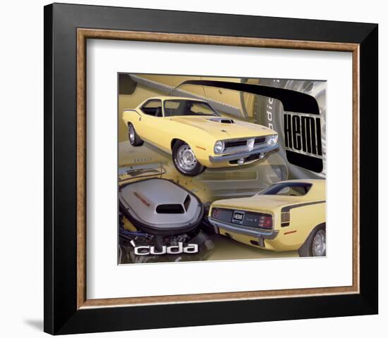 1970 Hemi Cuda-null-Framed Art Print