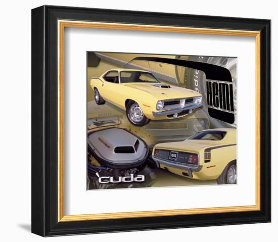 1970 Hemi Cuda-null-Framed Art Print