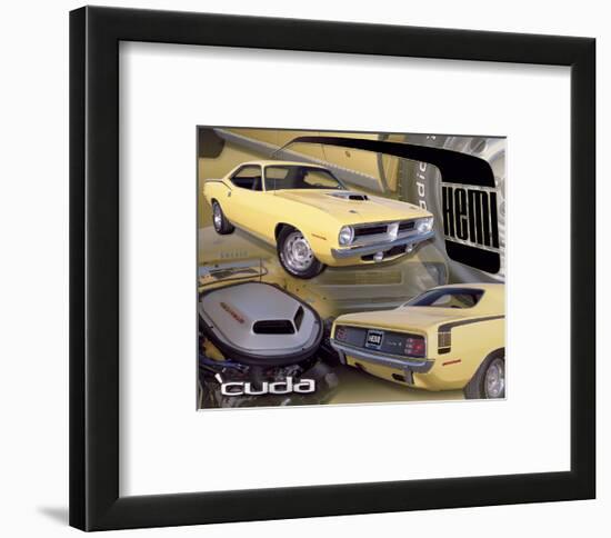 1970 Hemi Cuda-null-Framed Art Print