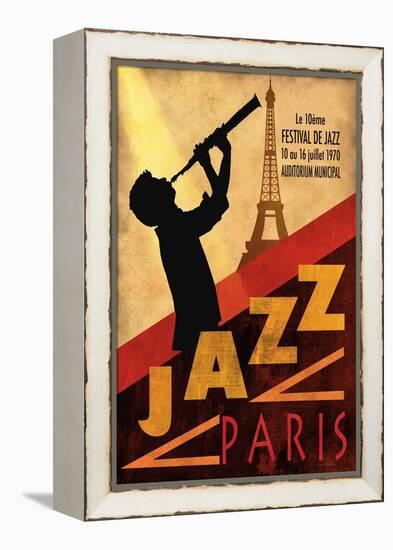 1970 Jazz in Paris-Conrad Knutsen-Framed Stretched Canvas