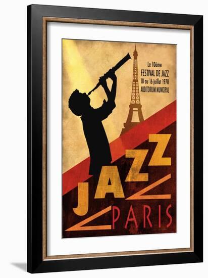 1970 Jazz in Paris-Conrad Knutsen-Framed Art Print