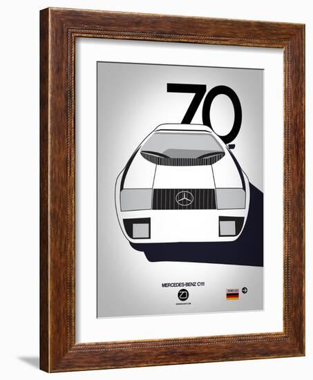 1970 Mercedes-Benz C111-NaxArt-Framed Art Print