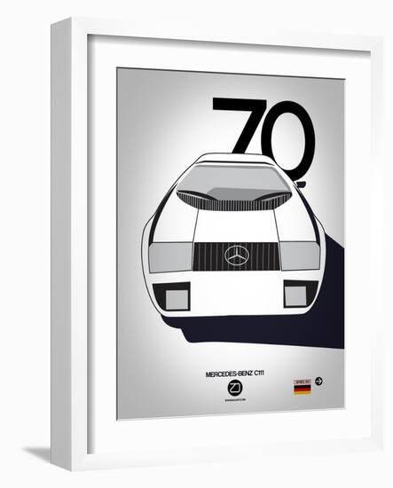 1970 Mercedes-Benz C111-NaxArt-Framed Art Print