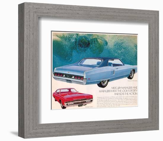 1970 Mercury - Marauder X-100-null-Framed Premium Giclee Print