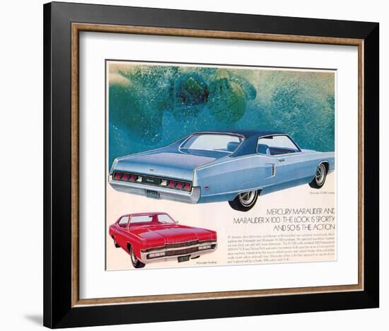 1970 Mercury - Marauder X-100-null-Framed Art Print