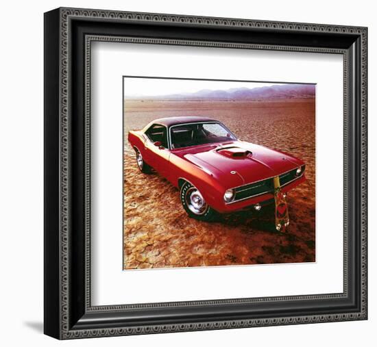 1970 Plymouth Cuda Hemi & Tie-null-Framed Art Print