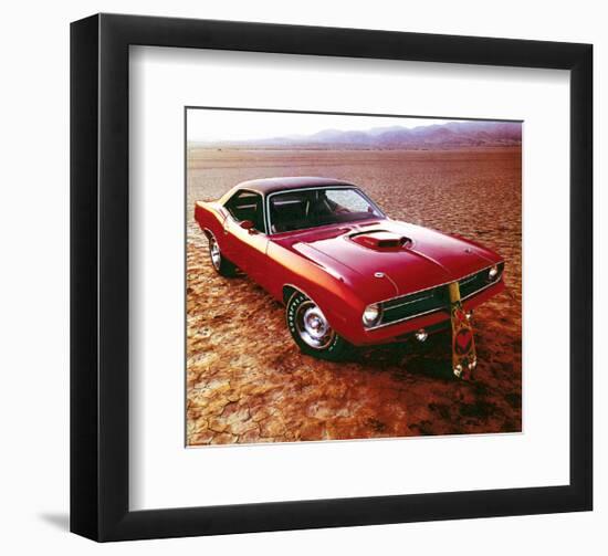 1970 Plymouth Cuda Hemi & Tie-null-Framed Art Print