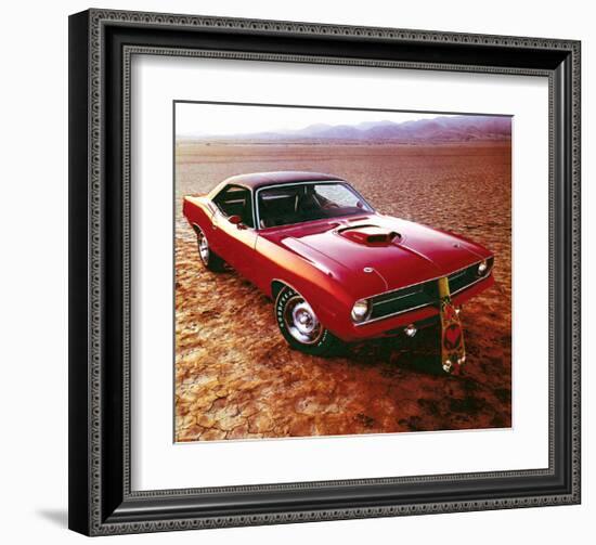 1970 Plymouth Cuda Hemi & Tie-null-Framed Art Print