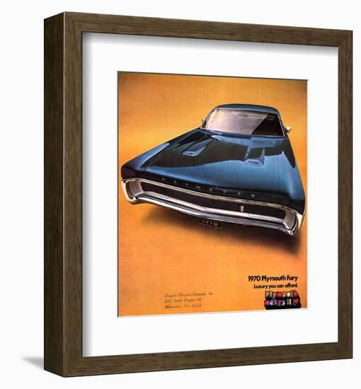 1970 Plymouth Fury - Luxury…-null-Framed Art Print