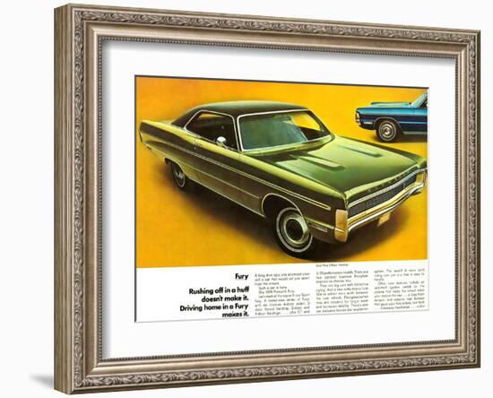 1970 Plymouth Sport Fury 2Door-null-Framed Art Print