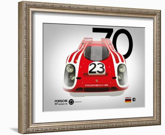 1970 Porsche 917 Kurzheck 4.5L-NaxArt-Framed Art Print