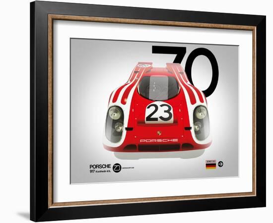 1970 Porsche 917 Kurzheck 4.5L-NaxArt-Framed Art Print