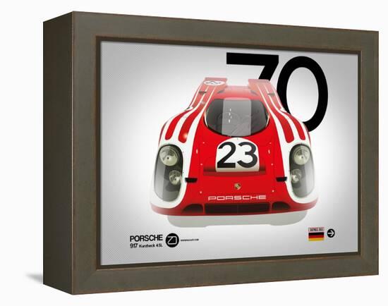 1970 Porsche 917 Kurzheck 4.5L-NaxArt-Framed Stretched Canvas