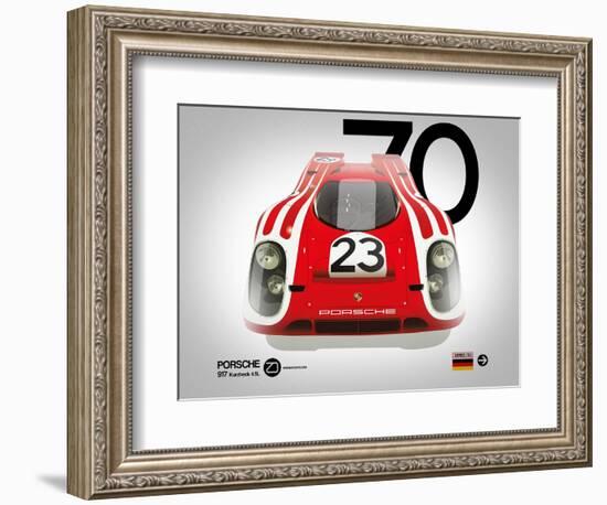 1970 Porsche 917 Kurzheck 4.5L-NaxArt-Framed Premium Giclee Print