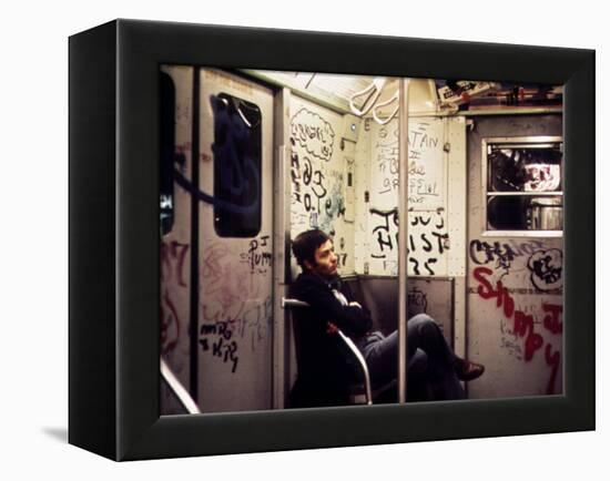 1970s America, Graffiti on a Subway Car, New York City, New York, 1972-null-Framed Stretched Canvas