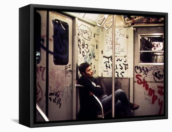 1970s America, Graffiti on a Subway Car, New York City, New York, 1972-null-Framed Stretched Canvas