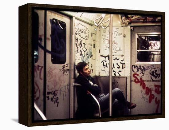 1970s America, Graffiti on a Subway Car, New York City, New York, 1972-null-Framed Stretched Canvas