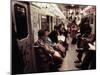 1970s America, Graffiti on a Subway Car, New York City, New York, 1972-null-Mounted Photo