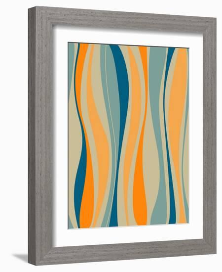 1970S Retro Background-Alisa Foytik-Framed Art Print