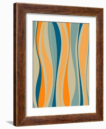 1970S Retro Background-Alisa Foytik-Framed Art Print