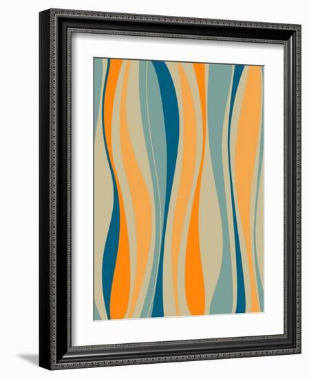 1970S Retro Background-Alisa Foytik-Framed Art Print