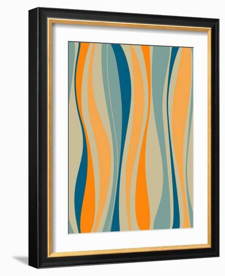 1970S Retro Background-Alisa Foytik-Framed Art Print