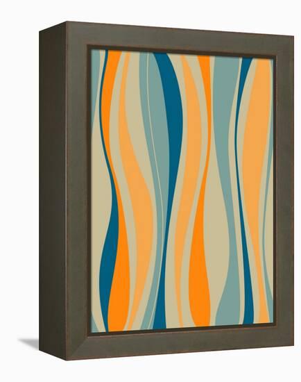 1970S Retro Background-Alisa Foytik-Framed Stretched Canvas