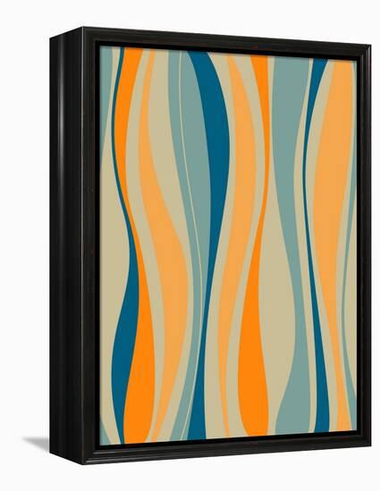 1970S Retro Background-Alisa Foytik-Framed Stretched Canvas