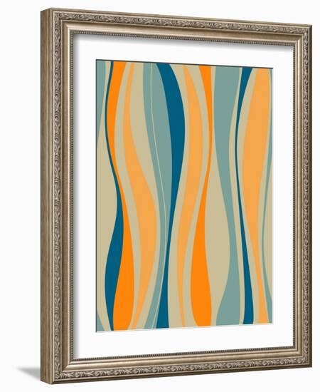 1970S Retro Background-Alisa Foytik-Framed Art Print